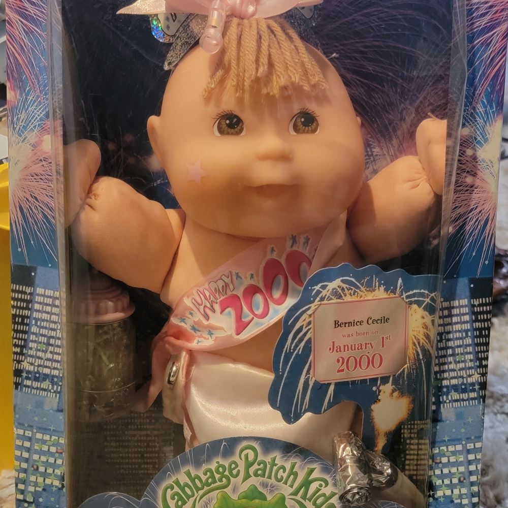 Cabbage Patch Kids Happy 2000 Doll - Pink and Cream